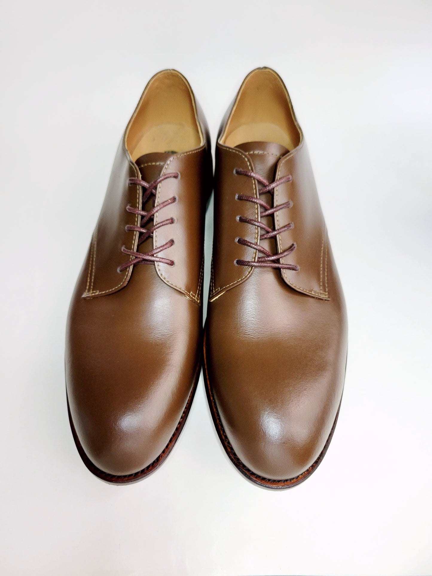 Men's Brown Leather Low Quarter Oxford