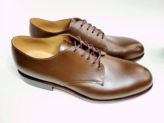 Men's Brown Leather Low Quarter Oxford